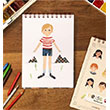 Dress Up Kes Tasarla Defter Kidmosfer