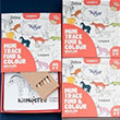 Orman Hayvanlar Noktalar Birletir Bul Ve Boya Poster Kidmosfer