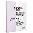 8. Snf LGS Din Kltr ve Ahlak Bilgisi 1. Dnem 10 Deneme zml Editr Yaynlar