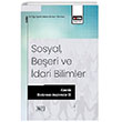 Sosyal Beeri ve dari Bilimler Alannda Uluslararas Aratrmalar 20 Eitim Yaynevi