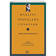 Mealist ddialara Cevaplar Ravza Yaynlar