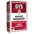 2023 Adalet Bakanl GYS Memur Kadrosu in Aklamal zml Soru Bankas Yarg Yaynlar