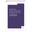 Ahkam Ayetlerinin Snni ve ii Yorumu Fecr Yaynlar