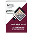 ABT Trke Dil Bilimi Dil Bilgisi ve ocuk Edebiyat Konu Anlatm Adem Hakan UZEM