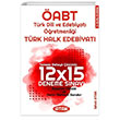 ÖABT Türk Dili Edebiyatı Öğretmenliği Türk Halk Edebiyatı 12x15 Deneme Çözümlü Atak Yayınları