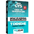 2023 GYS Ceza ve Tevkifevleri nfaz Koruma Bamemurluu 7 Deneme zml Grevde Ykselme Yediiklim Yaynlar