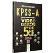 KPSS A Grubu ÖSYM Formatında Video Çözümlü 5 Deneme Benim Hocam Yayınları