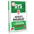 2023 Adalet Bakanl GYS dari ler Kadrosu in Tamam zml 5 Deneme Yarg Yaynlar
