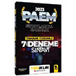2023 PAEM 7 Deneme zml 9. Bask Yediiklim Yaynlar