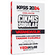 2024 KPSS Ortaöğretim Ön Lisans Genel Kültür Vatandaşlık Tamamı Çözümlü Çıkmış Sorular Yediiklim Yayınları