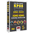 2024 KPSS Lise n Lisans Genel Yetenek Genel Kltr 2010-2022 Tamam zml Konu Konu km Sorular Yarg Yaynlar
