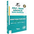 Adli dari Hakimlik Anayasa Hukuku MTYAZ Soru Bankas zml 6. Bask Temsil Kitap Yaynlar