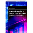 statistiksel G ve rneklem Bykl: G*Power Uygulamal Akademisyen Kitabevi