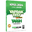 2024 KPSS Genel Kltr Tarih ek Kopart Yaprak Test Yediiklim Yaynlar 
