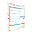 Haftalk Planlayc ek-Kopar My Weekly Planner Okulda-Evde te  XP Notebook