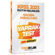 2023 KPSS Eitim Bilimleri Geliim Psikolojisi Yaprak Test ek Kopart Yediiklim Yaynlar