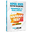 2023 KPSS Eitim Bilimleri Rehberlik ve zel Eitim ek Kopart Yaprak Test Yediiklim Yaynlar
