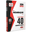 2024 KPSS Vatandalk 40 Deneme Snav Karekod zml Data Yaynlar