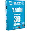 KPSS Genel Kltr Genel Yetenek Tarih 30 Deneme Pegem Akademi Yaynclk
