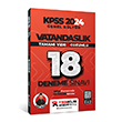 2024 KPSS Genel Kltr Vatandalk Tamam Video zml 18 Deneme Snav Yediiklim Yaynlar