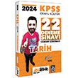 2024 KPSS GK Tarih Tamam zml 22 Deneme Snav HocaWebde Yaynlar