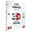 2025 TYT Trke Video Destekli Defter 3D Yaynlar