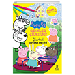 Renkler Çıldırdı - Peppa Pig Çıkartmalı Boyama Partisi Doğan Çocuk