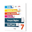 Orjin 7. Snf Sosyal Bilgiler Defter Kurmay Yaynlar
