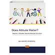 Does Attitude Matter? Nobel Bilimsel Eserler