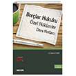 Borlar Hukuku (zel Hkmler) Ders Notlar (2. Bask) Sekin Yaynevi
