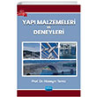 Yap Malzemeleri ve Deneyleri Nobel Akademik Yaynclk