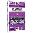 2024 KPSS Eitim Bilimleri retmenler Ekibi retim lke ve Yntemleri Tamam zml 24 Deneme Yarg Yaynlar