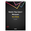 Kalem (Yaz leri) Mevzuat Sekin Yaynclk