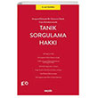 Anayasal Dzeyde Bir Gvence Olarak Ceza Muhakemesinde Tank Sorgulama Hakk Sekin Yaynclk