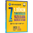 7. Snf 1. Dnem Tm Dersler Yazllara Hazrlk Kitab KR Akademi