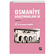 Osmaniye Aratrmalar III Gazi Kitabevi