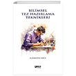 Bilimsel Tez Hazrlama Teknikleri Gece Kitapl