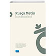 Rusa Metin ncelemeleri Nobel Akademik Yaynclk