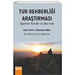 Tur Rehberlii Aratrmas grler Konular ve karmlar Detay Yaynclk