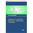 Trke ve Almancada Dilbilgisel Zamanlarn z Dm Gece Kitapl