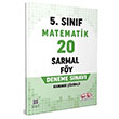 5. Snf Matematik 20 Sarmal Fy Deneme Snav Editr Yaynevi