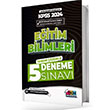 2024 KPSS Eitim Bilimleri 5 Deneme zml TKM Akademi