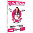 2024 KPSS Eitim Bilimleri Program Gelitirme Tamam zml 23 Deneme Hocawebde Yaynlar