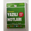 7.Snf Yazl Notlar 1.Dnem 1 ve 2.Yazl Tongu Akademi