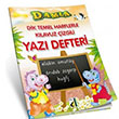 Dik Temel Harflerlerle Klavuz izgili Yaz Defteri Damla Yaynlar