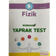 novasyon 9. Snf Fizik ek Kopar Yaprak Test