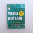 Tongu Akademi 5. Snf Yazl Notlar 2. Dnem 1. Yazl