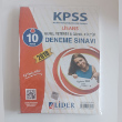 KPSS Genel Yetenek Genel Kltr Lisans 10 Deneme Snav