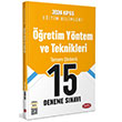 2024 KPSS Eitim Bilimleri retim Yntem ve Teknikleri 15 Deneme Snav Data Yaynlar