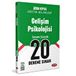 2024 KPSS Eitim Bilimleri Geliim Psikolojisi 20 Deneme Snav Data Yaynlar